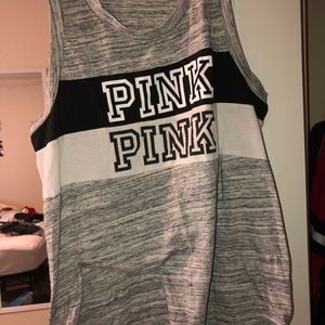 PINK grey tank top